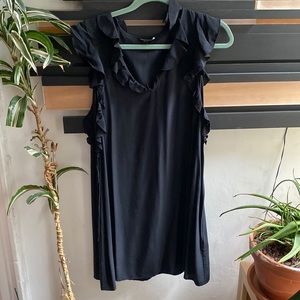 Club Monaco silk v neck dress